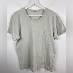 NWOT Crewneck Straight Hem Slub Pocket Tee Shirt Buck Mason Size S